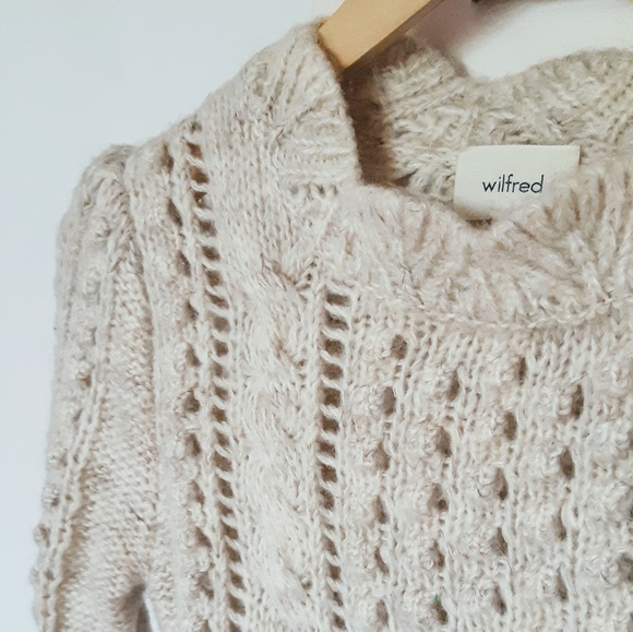 NWOT WILFRED Bubble knit sweater - Picture 5 of 10